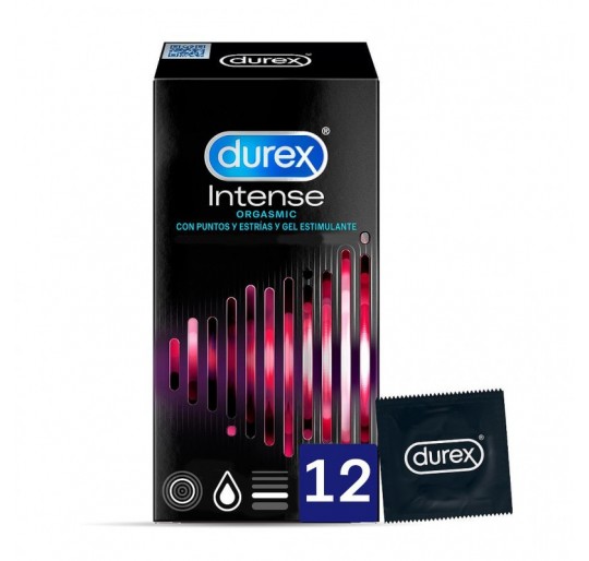 DUREX INTENSE ORGASMIC PRESERVATIVOS 12 PRESER