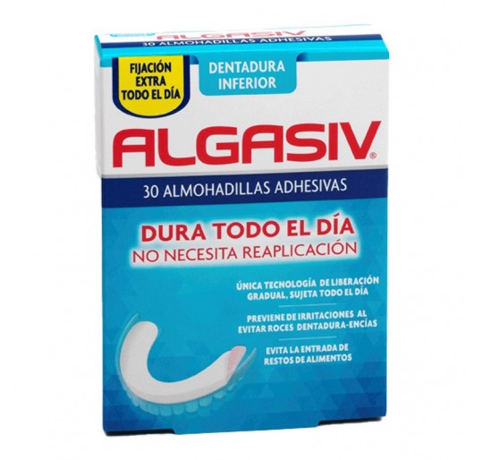 ALGASIV ALMOHADILLAS ADHESIVAS PROTESIS 30 U INF