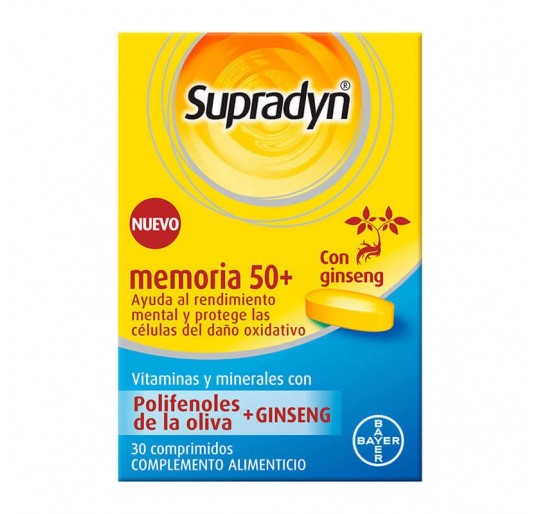 SUPRADYN MEMORIA 50+ 30 COMPRIMIDOS