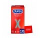 DUREX SENSITIVO SLIM FIT PRESERVATIVOS 10 UNIDAD