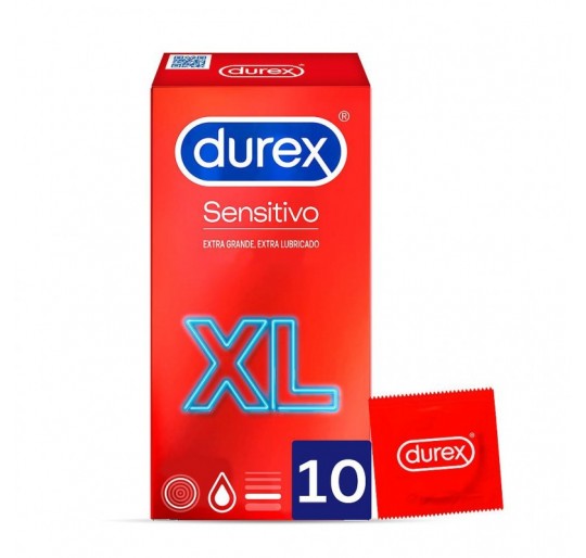 DUREX SENSITIVO XL PRESERVATIVOS 10 U