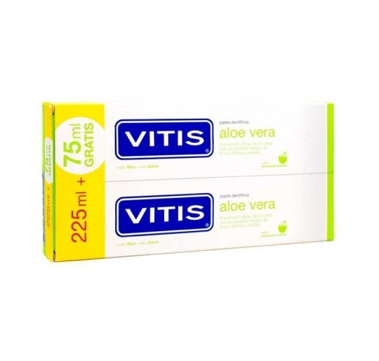 VITIS ALOE VERA PASTA DENTIFRICA MANZANA 2 X 150