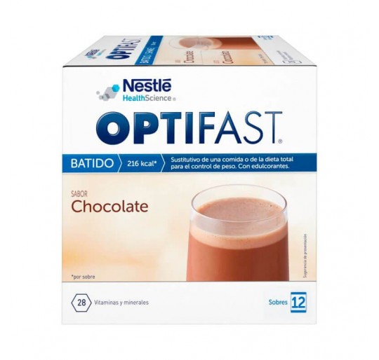 OPTIFAST BATIDO CHOCOLATE 12 UNIDADES