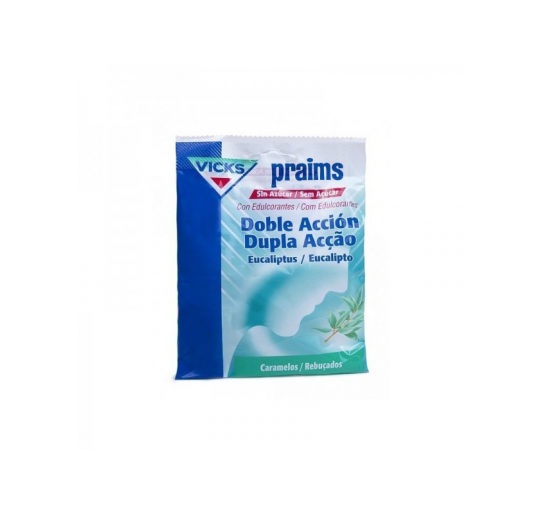 CARAMELOS PRAIMS DOBLE ACCION SIN AZUCAR 60 G