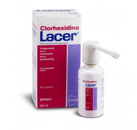 LACER COLUTORIO CLORHEXIDINA SPRAY 40 ML