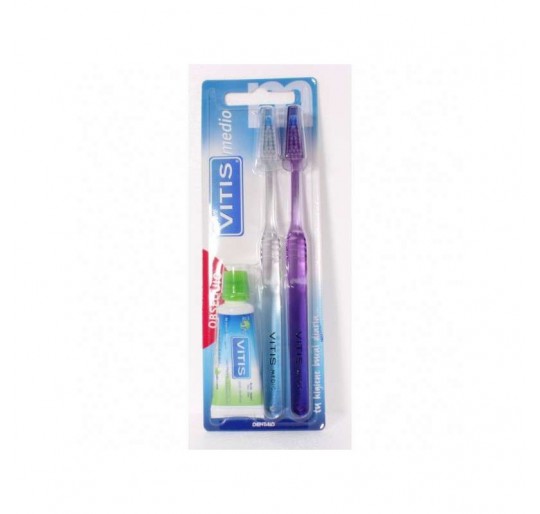 CEPILLO DENTAL ADULTO VITIS MEDIO DUPLO