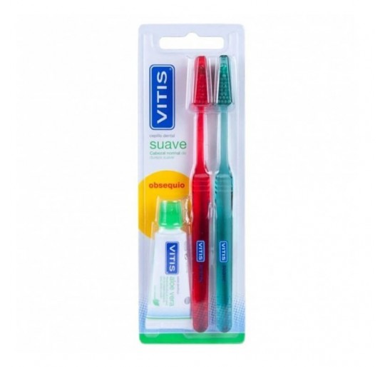 CEPILLO DENTAL ADULTO VITIS SUAVE DUPLO