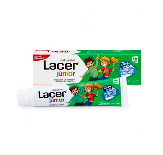 LACER JUNIOR GEL DENTAL 75 ML MENTA