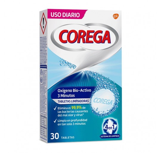 COREGA OXIGENO BIO-ACTIVO LIMPIEZA PROTESIS DENT