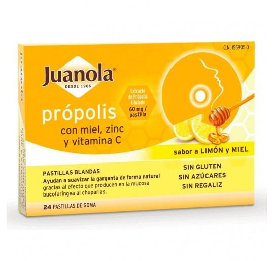 JUANOLA PASTILLAS BLANDAS PROPOLIS 48 G SABOR  V