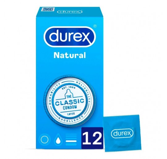 DUREX NATURAL PLUS PRESERVATIVOS 12 U