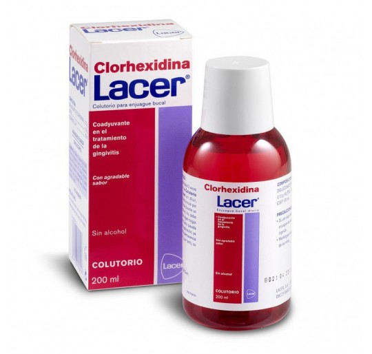 LACER COLUTORIO CLORHEXIDINA 1 ENVASE 200 ML