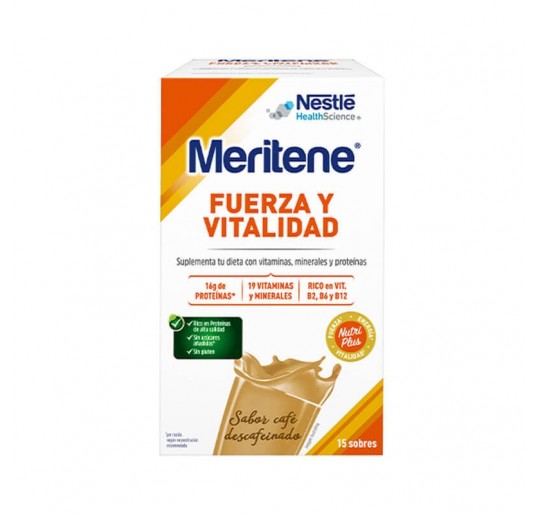 MERITENE 30 G 15 SOBRES CAFE DESCAFEINADO