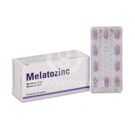 MELATOZINC 1 MG 60 CAPS