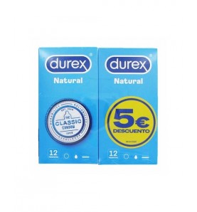 DUREX NATURAL 12 U PACK AHORRO