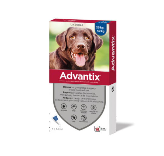 ADVANTIX SPOTN PERRO +25KG