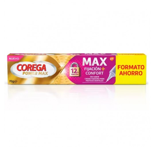 COREGA MAX FIJACION + CONFORT 1 TUBO 70 G SIN SA