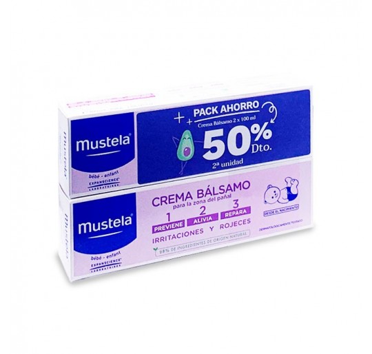 MUSTE CRE.BALS.DUP.100ML 50%2U