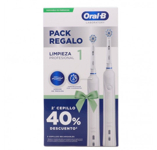 ORAL-B CEPILLO ELECTRICO PACK DUPLO PROF 1