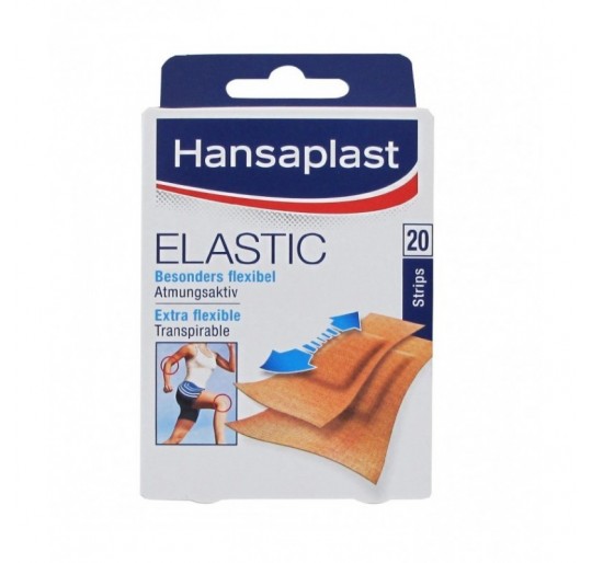 HANSAPLAST ELASTIC APOSITO ADHESIVO 2 TAMAÑOS 20