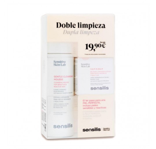 SENSILIS PACK LIMPIEZA BALSAMO CALM + MOUSSE