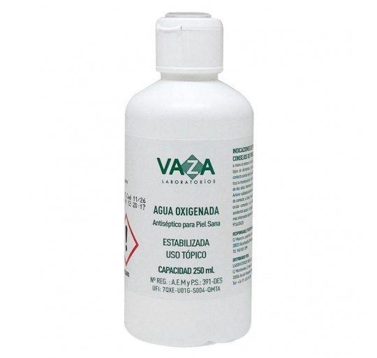 AGUA OXIGENADA VAZA 6% 1 FRASCO 250 ML