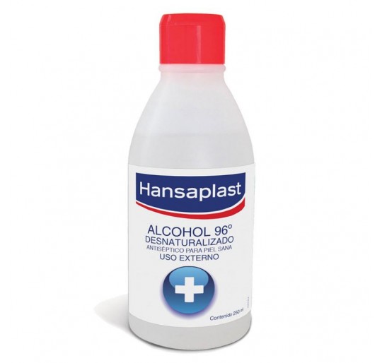 ALCOHOL 96º HANSAPLAST 1 FRASCO 250 ML