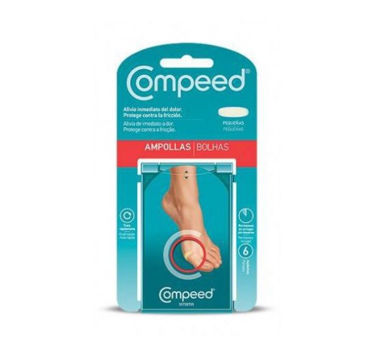 COMPEED AMPOLLAS HIDROCOLOIDE T- PEQ 6 U