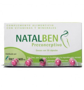 NATALBEN PRECONCEPTIVO 30 CAPS