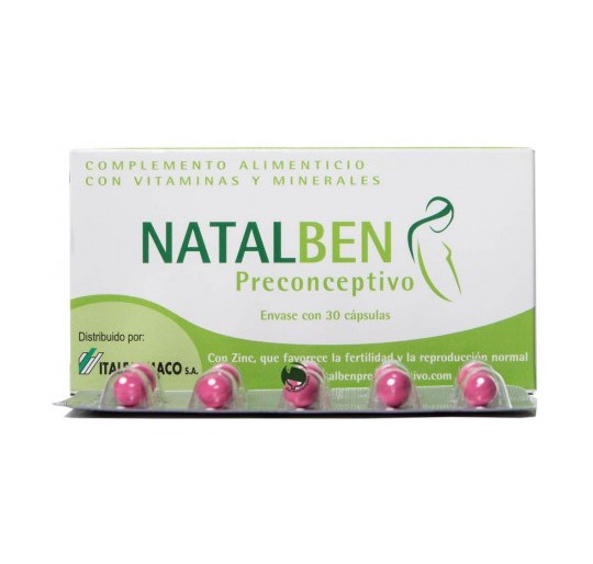 NATALBEN PRECONCEPTIVO 30 CAPS