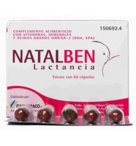 NATALBEN LACTANCIA 60 CAPS