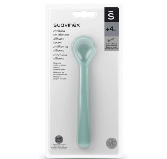 SUAVINEX CUCHARA SILICONA +4M