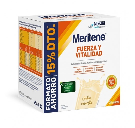 MERITENE VAINILLA 30 SOBRES