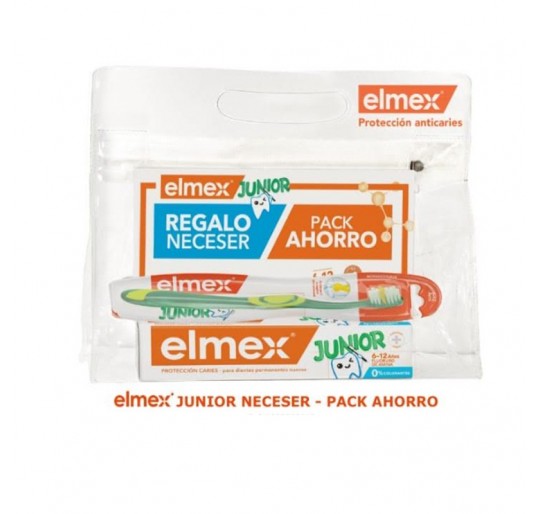 ELMEX JUNIOR NECESER CEPILLO + PASTA