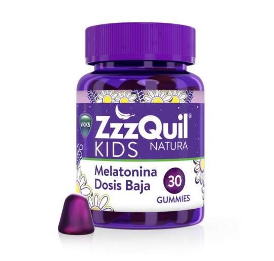 ZZZQUIL NATURA KIDS 30 GUMMIES SABOR FRUTOS DEL