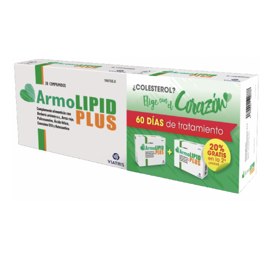 ARMOLIPID PLUS 2 ENVASES 30 COMPRIMIDOS