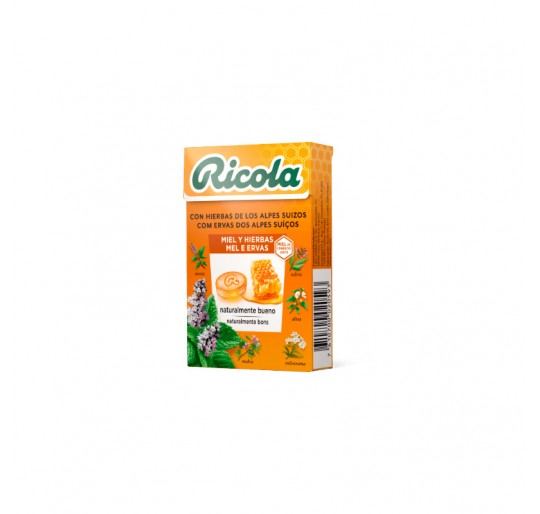 RICOLA CARAMELOS 1 ENVASE 50 G SABOR MIEL Y HIER