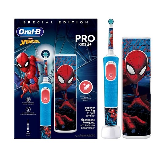 CEPILLO DENTAL ELECTRICO  INFANTIL  SPIDERMAN