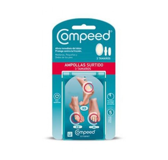 COMPEED AMPOLLAS HIDROCOLOIDE SURTIDO 5 U