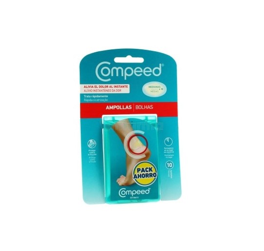 COMPEED AMPOLLAS HIDROCOLOIDE T- MED 10 U