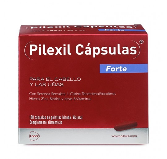 PILEXIL CAPSULAS FORTE CABELLO Y UÑAS 100 CAPS