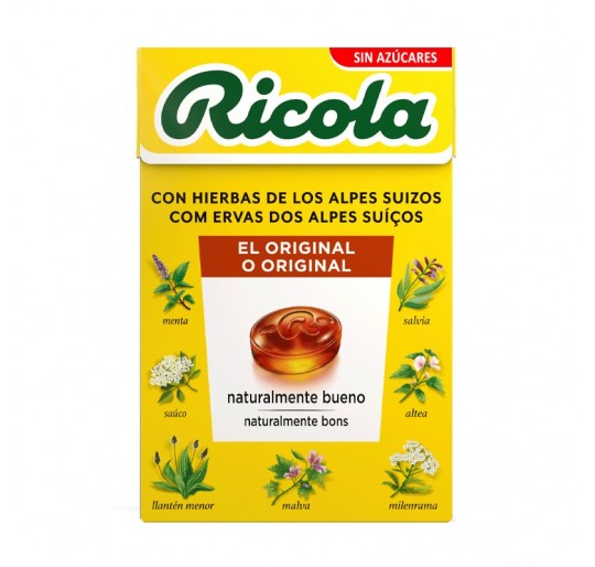 RICOLA HIERBAS SUIZAS SIN AZUCAR