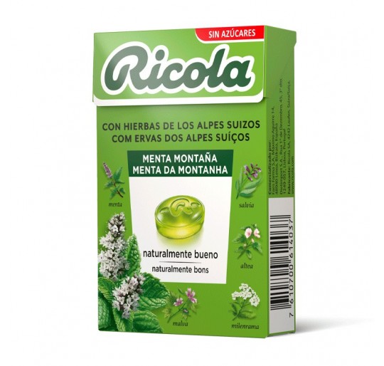 RICOLA CARAMELO MENTA MONTAÑA